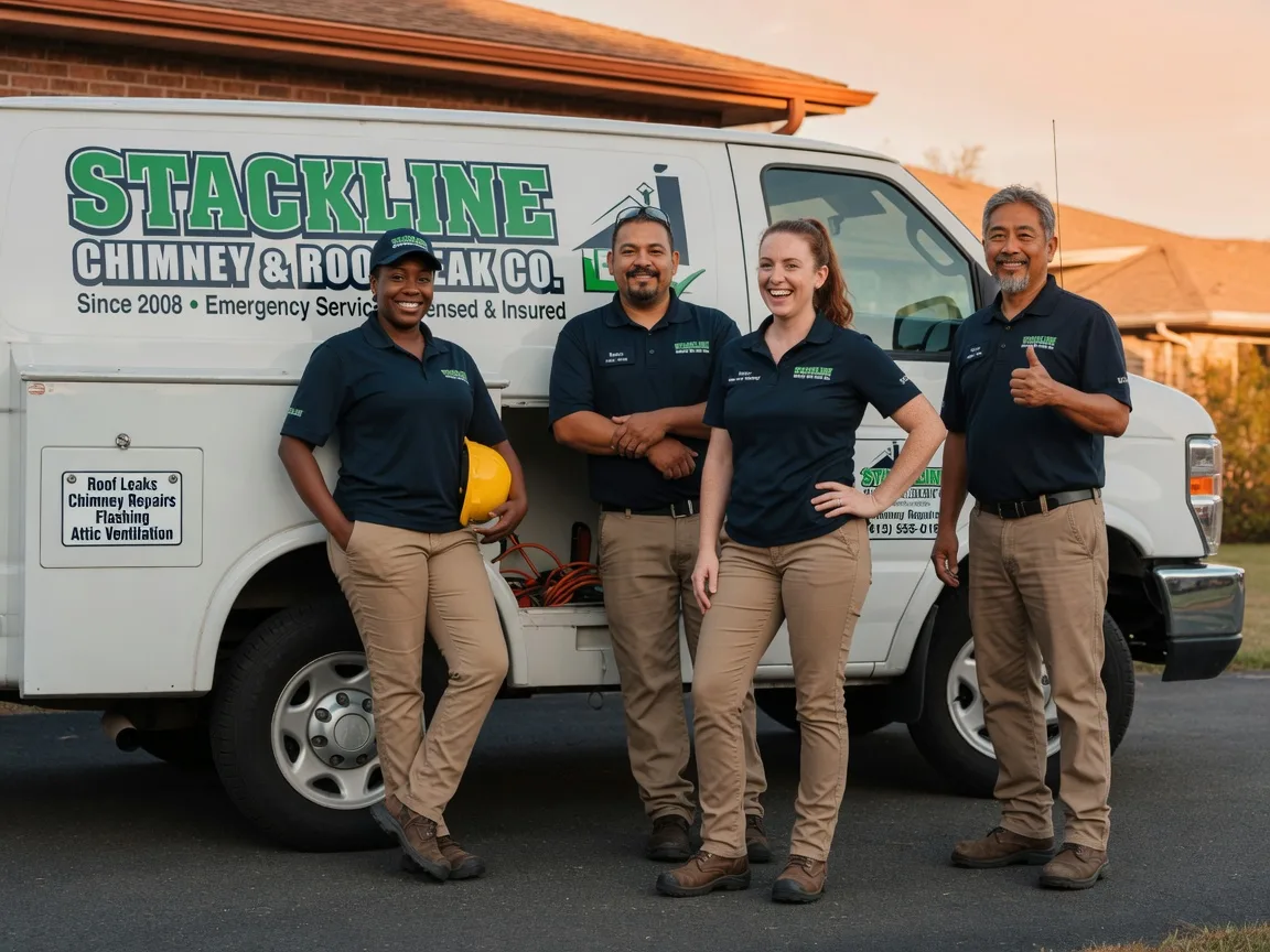 Chimney flashing repair company in Clyde, NC